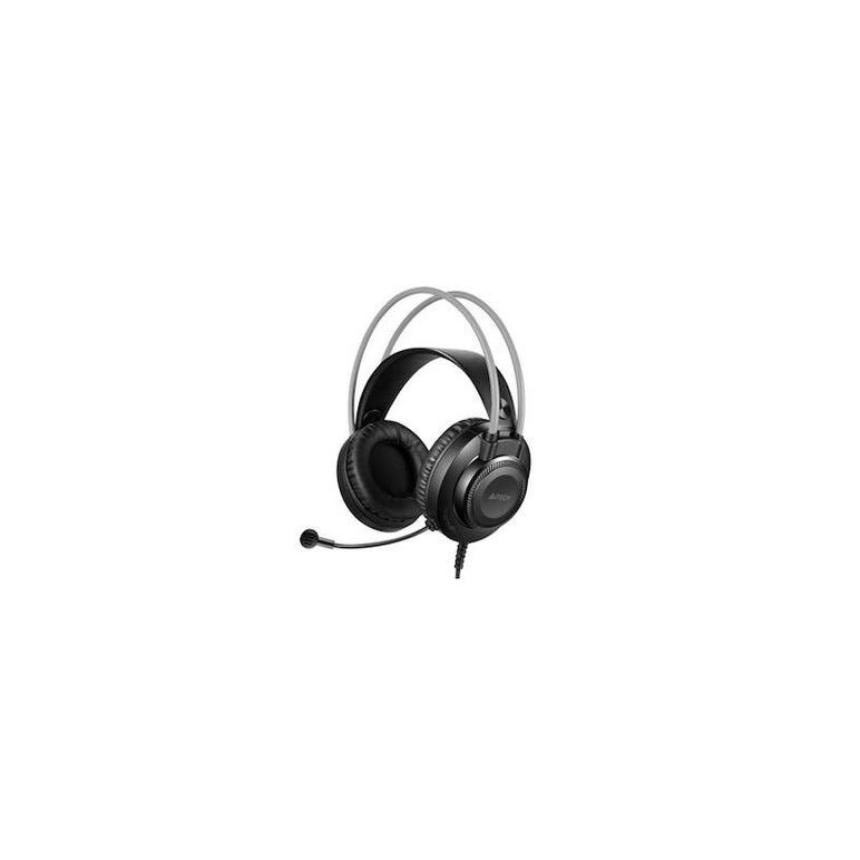 Casti a4tech fh200u-gr, cu fir, negru,  Casti audio | electropc.ro