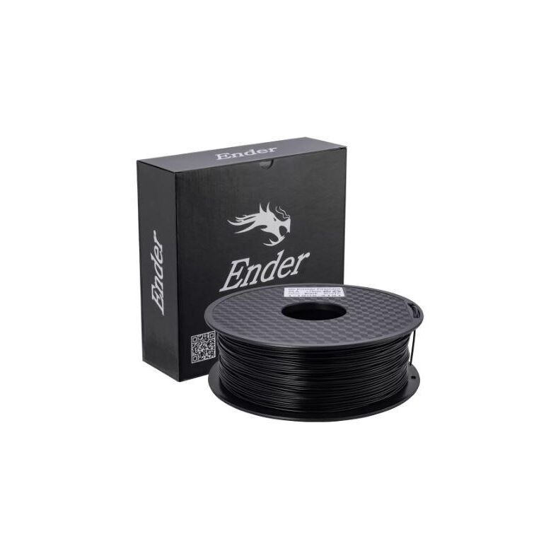 Creality ender pla 3d printer filament, black, printing temperature: 200, filament diameter: 1.75mm, tensile strength: 60mpa, size of filament wheel: diameter 200mm, height 70mm, hole diameter 56mm.,  Accesorii imprimare 3D | electropc.ro