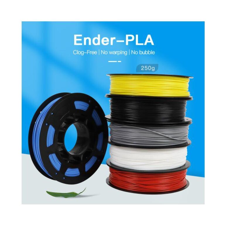 Creality ender pla 3d printer filament, grey, 250g printing temperature: 200, filament diameter: 1.75mm, tensile strength: 60mpa , hole diameter 56mm.,  Accesorii imprimare 3D | electropc.ro
