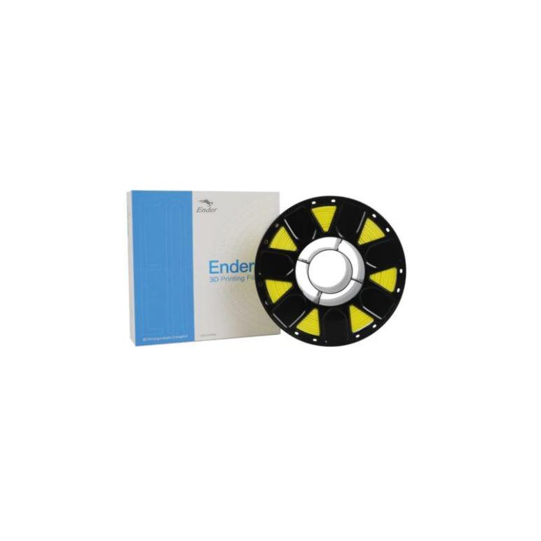 Creality ender pla 3d printer filament, yellow, printing temperature: 200, filament diameter: 1.75mm, tensile strength: 60mpa, size of filament wheel: diameter 200mm, height 70mm, hole diameter 56mm.,  Accesorii imprimare 3D | electropc.ro