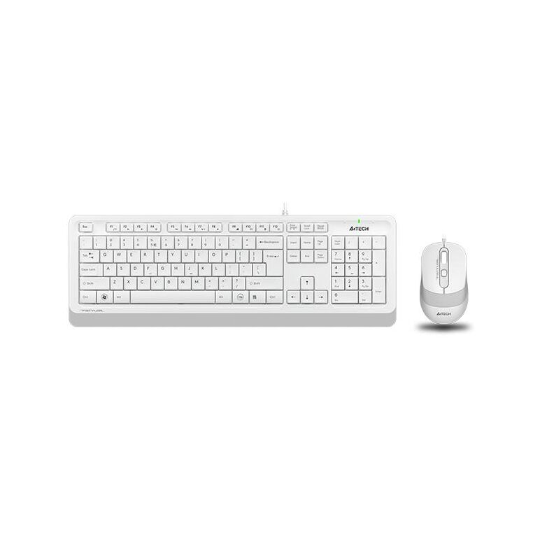 Kit a4tech f1010-w white usb,  Kit mouse tastatura | electropc.ro