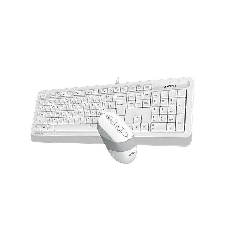 Kit a4tech f1010-w white usb,  Kit mouse tastatura | electropc.ro