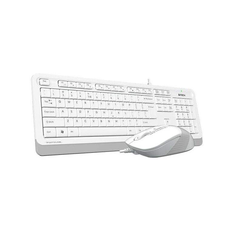 Kit a4tech f1010-w white usb,  Kit mouse tastatura | electropc.ro