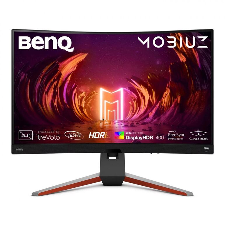 Monitor benq ex3210r 31.5 inch, panel type: va, backlight: led backlight, resolution: 2560x1440, aspect ratio: 16:9,  refresh rate:1 65hz, response time mprt: 1ms, brightness: 300 cd/m², contrast (static): 2500:1, viewing angle: 178°/178°, hdr10;vesa disp,  Monitoare LED | electropc.ro