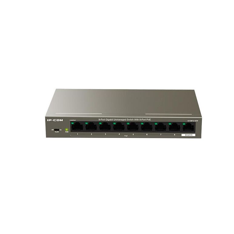 Switch ip-com g1109p-8-102w, 9 port, 10/100 mbps,  Switch-uri | electropc.ro