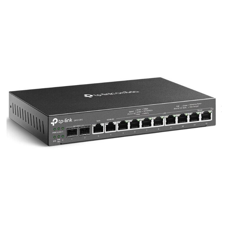 Tp-link omada router 3 in 1 vpn gigabit multi-wan, standarde și protocoale: ieee 802.3, ieee802.3u, ieee802.3ab, ieee802.3z, ieee 802.3x, ieee 802.1q, interfata: 2× porturi wan/lan sfp wan/lan, 1× port wan gigabit, 1× port lan/wan gigabit, 8× porturi lan ,  Routere | electropc.ro