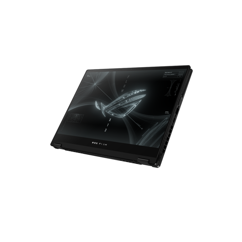 Laptop gaming asus rog flow x13, gv301ra-li080w, 13.4-inch, uhd+ 16:10 (3840 x 2400,  wquxga), 8gb*2 lpddr5 on board,  amd ryzen(t) 7 6800hs mobile processor, 512gb pcie(r) 4.0 nvme(t) m.2 ssd (2230), amd radeon(t) 680m,  Laptopuri | electropc.ro