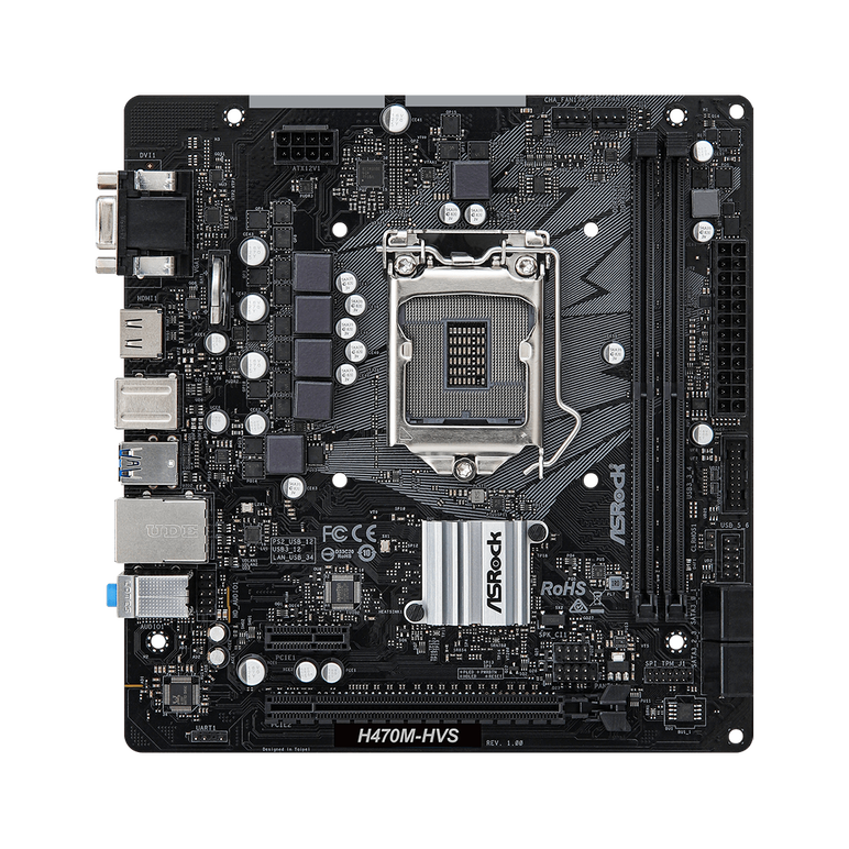 Placa de baza asrock h470m-hvs, socket 1200,  Placi de baza | electropc.ro