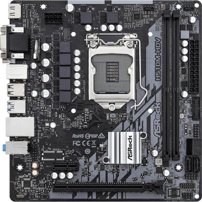 Placa de baza asrock h510m-hdv r2.0 lga 1200,  Placi de baza | electropc.ro