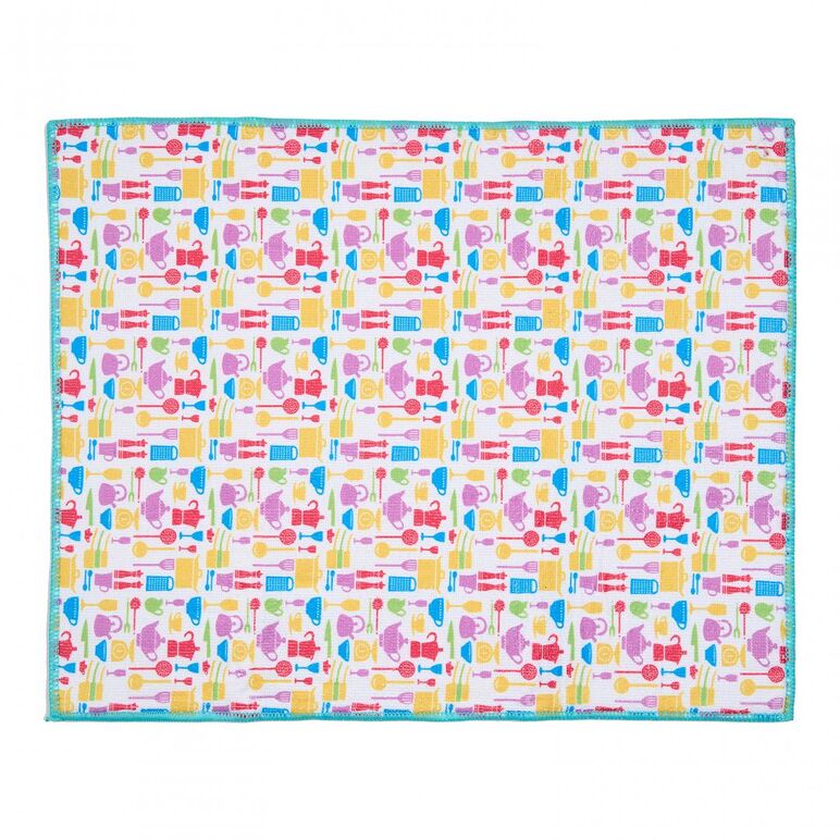"suport din microfibră pentru scurs vasele kitchen dimensiune: 40x50 cm   material : 100% poliester cu burete absorbant ",  Prosoape Bucatarie | electropc.ro