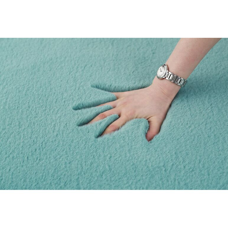 Covor heinner shaggy soft blanita turcoaz 70x140 cm,  Covoare | electropc.ro