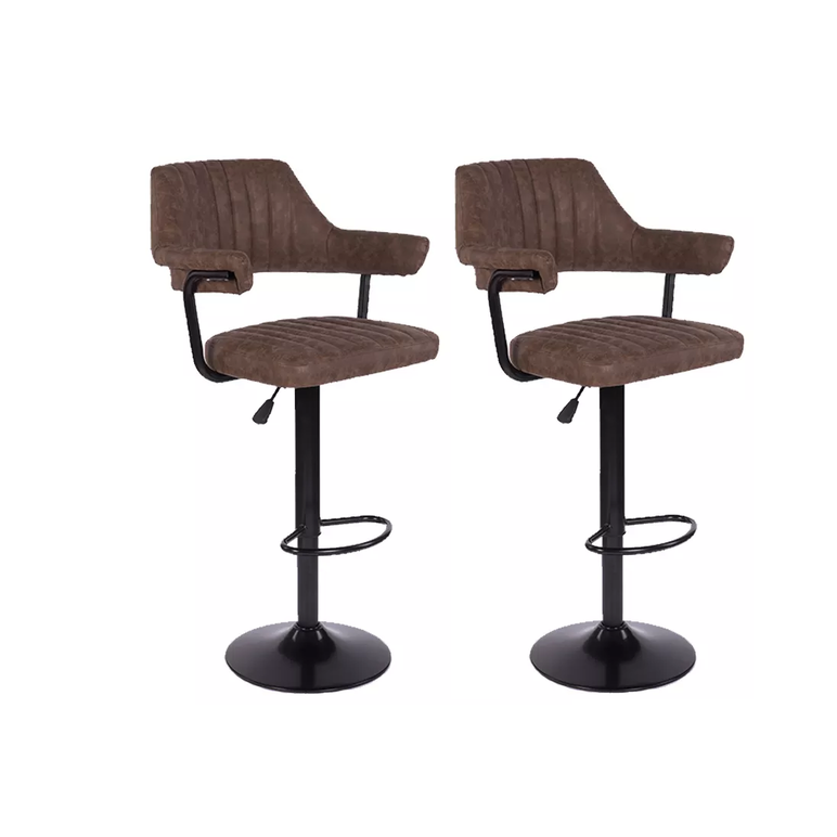 Set 2 scaune bar vintage brown,  Scaune | electropc.ro