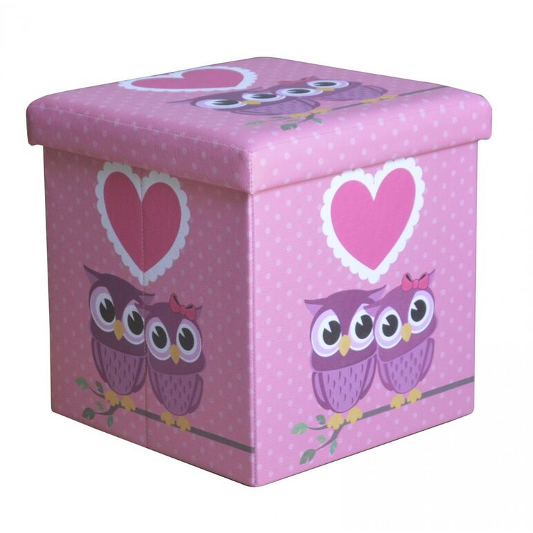 Taburet pliabil - bufnite love,  Pufuri si Tabureti | electropc.ro