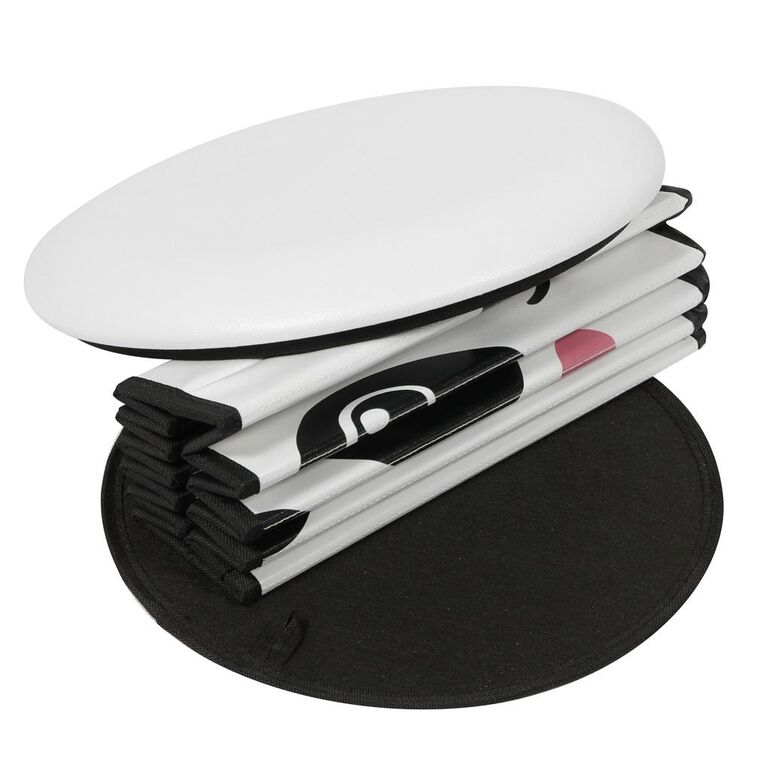 Taburet pliabil rotund 38cm-panda,  Pufuri si Tabureti | electropc.ro