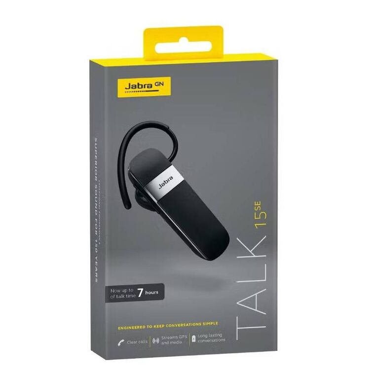 Jabra talk 15 se bluetooth multipoint headset - black,  Casti audio | electropc.ro