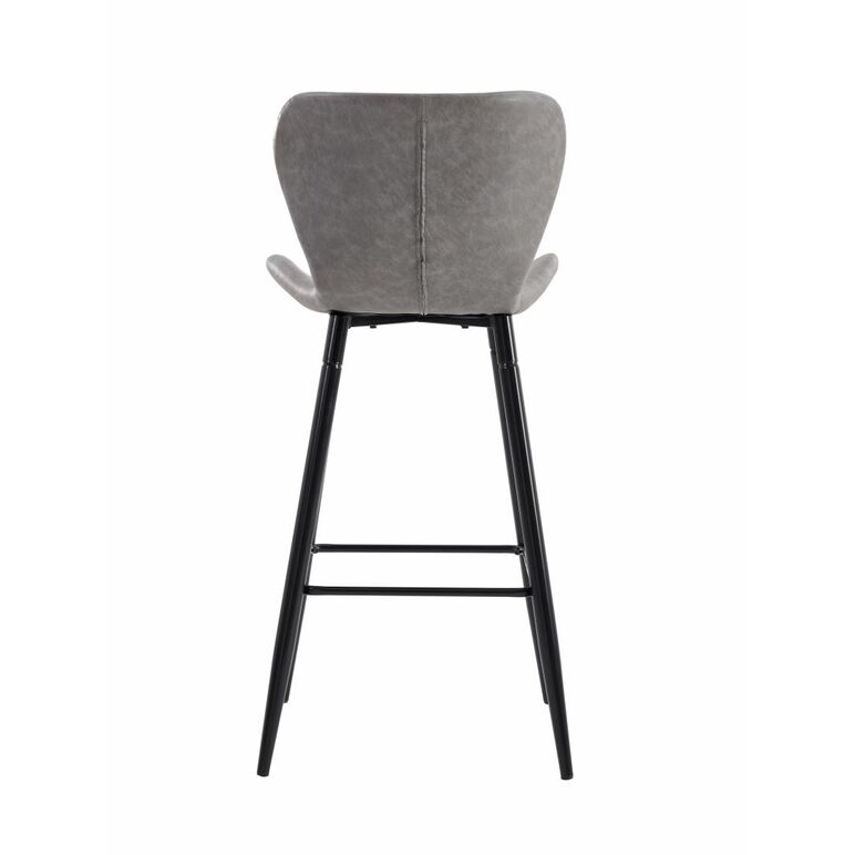 Set 2 scaune de bar retro - light grey,  Scaune | electropc.ro