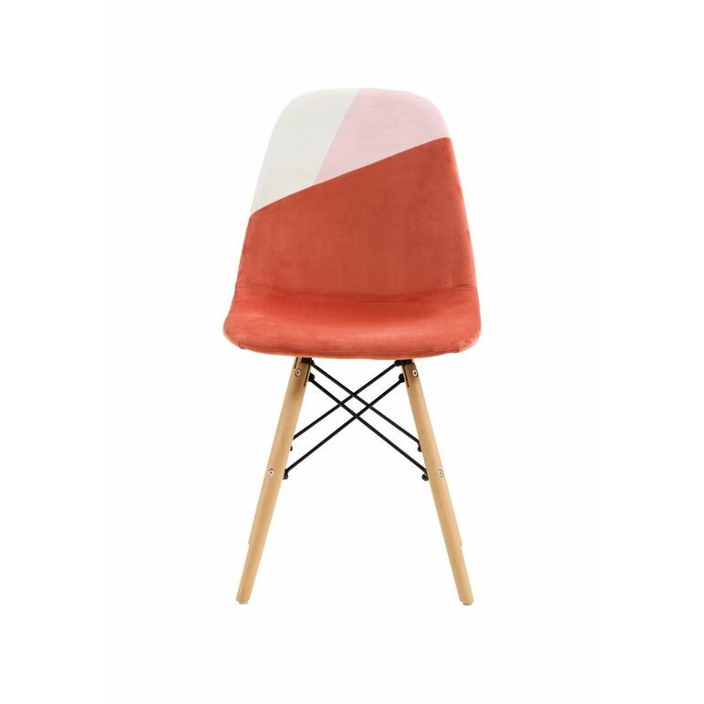 Set 2 scaune stil scandinav - coral,  Scaune | electropc.ro