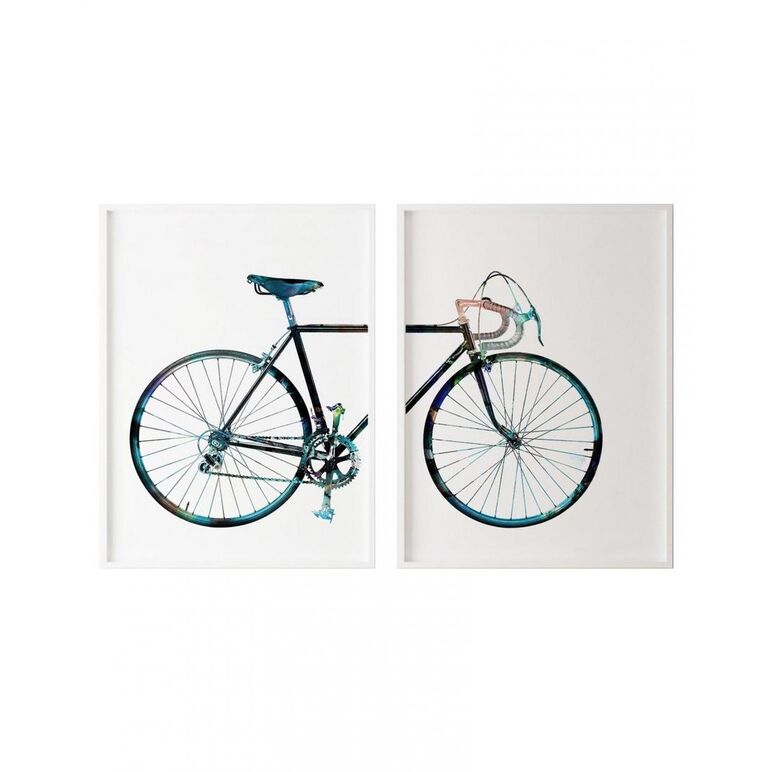 Set 2 tablouri decorative bicicleta,  Tablouri | electropc.ro
