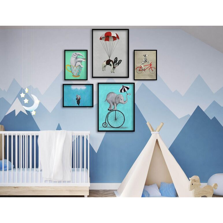 Set 5 tablouri decorative animale,  Tablouri | electropc.ro