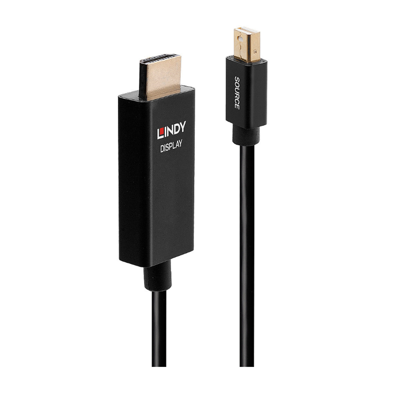 Cablu lindy 1m mini dp la hdmi (hdr),  Cabluri video | electropc.ro