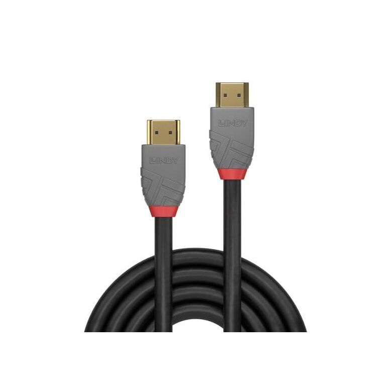 Cablu lindy 2m high speed hdmi, latime de banda 48gbps, 10240x4320@ 120hz, anthra line,  Cabluri video | electropc.ro