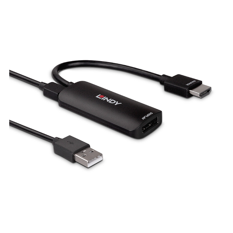 Convertor lindy hdmi 4k60 la displayport 1.2,  Cabluri video | electropc.ro