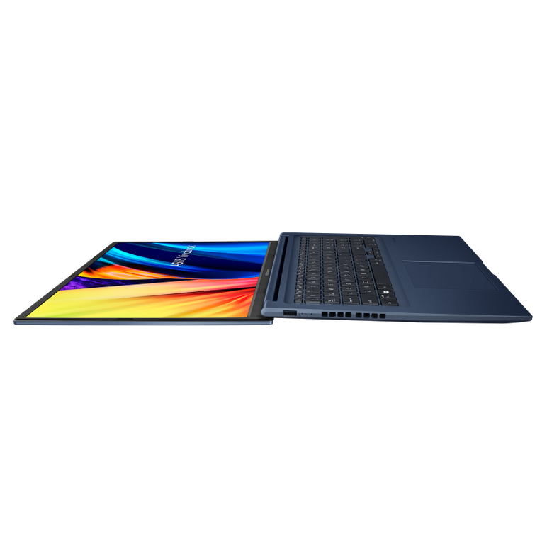 Laptop asus vivobook m1503qa-l1120, 15.6-inch, fhd (1920 x 1080) oled 16:9, amd ryzen(t) 5 5600h, amd radeon(t) graphics, 8gb ddr4 on board,512gb , plastic, quiet blue, no preinstalled os, 2 years,  Laptopuri | electropc.ro