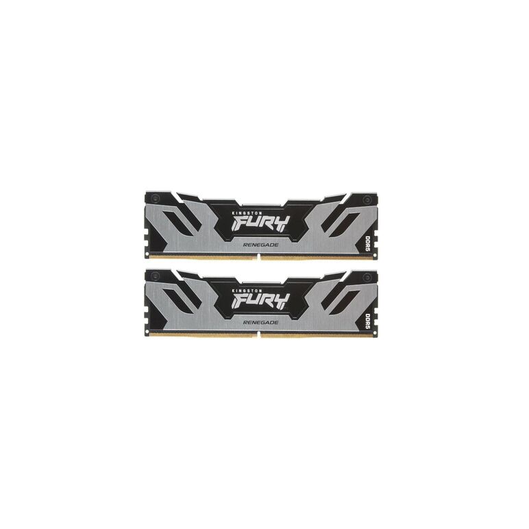 Memorie ram kingston, dimm, ddr5, 32gb, 6800mhz, cl36, 1.35v, fury renegade silver, kit of 2,  Memorii RAM Desktop | electropc.ro