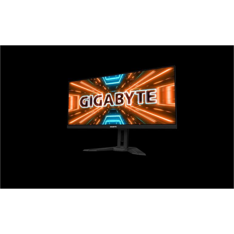 Monitor gaming gigabyte m34wq 34", ips, 3440 x 1440 (wqhd), non-glare, brightness, 400 cd/m2 (typ), contrast ratio:1000:1, viewing angle: 178° (h)/178°(v), display colors: 8 bits, response time: 1ms (mprt), refresh rate: 144hz, flicker-free, hbr3, interfa,  Monitoare LED | electropc.ro