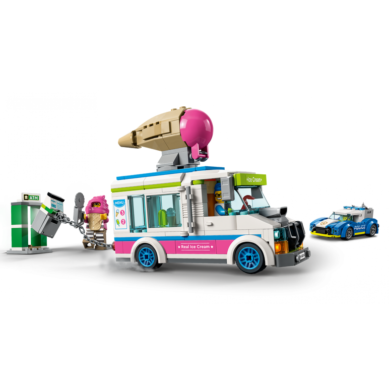 Politia si furg.de inghetata, lego 60314,  Seturi de constructie | electropc.ro
