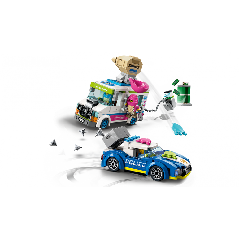 Politia si furg.de inghetata, lego 60314,  Seturi de constructie | electropc.ro