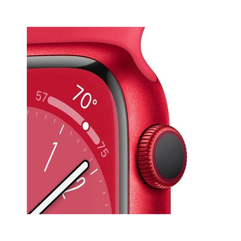 Apple watch s8 gps 41mm (product)red aluminium case with (product)red sport band - s/m,  SmartWatch-uri | electropc.ro