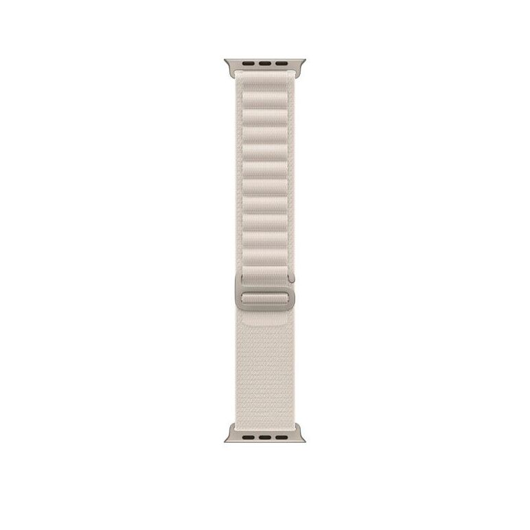 Apple watch ultra cellular, 49mm titanium case with starlight alpine loop - medium,  SmartWatch-uri | electropc.ro