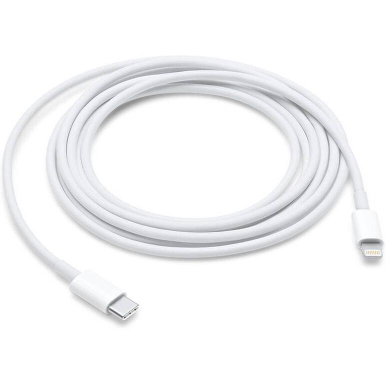 Cablu transfer apple usb-c male la lightning male, 2 m, alb,  Cabluri periferice | electropc.ro