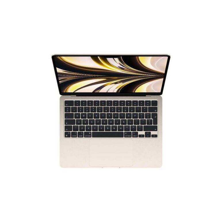 Macbook air 13.6" retina/ apple m2 (cpu 8-core, gpu 10-core, neural engine 16-core)/8gb/512gb - starlight (gold) - int kb,  Laptopuri | electropc.ro