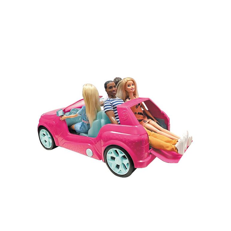 Masinuta barbie decapotabila,  Frumusete & bijuterii si accesorii fetite | electropc.ro