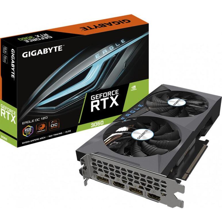 Placa video gigabyte geforce rtx 3060 eagle oc lhr 12gb gddr6 192-bit,  Placi video | electropc.ro