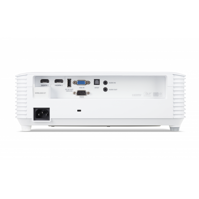 Proiector acer h6805bda, 4k uhd 3840* 2160, ti xpr, 8.3 megapixel, dlp 3d ready, 16:9/ 4:3, 4.000 lumeni/ 3200 lumeni eco, 10.000:1, dimensiune maxima imagine 300", distanta maxima de proiectie 10 m, boxa 10w bluetooth wireless audio (v 4.2, bt out), lamp,  Videoproiectoare | electropc.ro