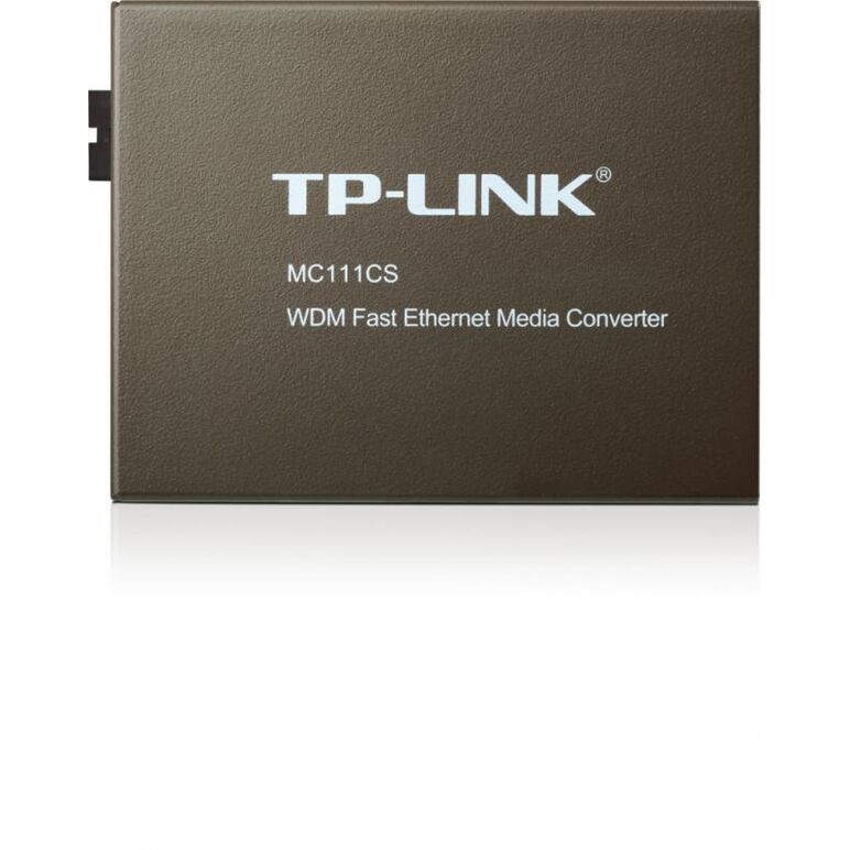 Switch media convertor tp-link, 2 porturi (1x100mbps sc, 10/100 mbps (rj-45)), bidi 10/100base-tx to 100base-fx (sc), single-mode, 20km, wdm type a (se foloseste in pereche cu mc112cs), single fiber, montabil in sasiu,  Media convertoare | electropc.ro