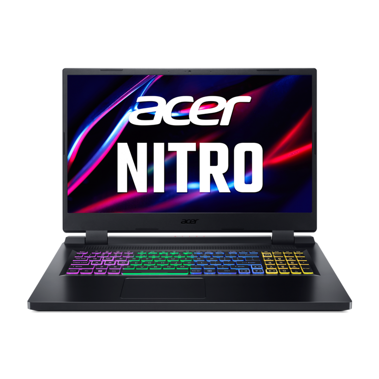 Laptop acer nitro 5 an517-55, 17.3" display with ips (in-plane switching) technology, full hd 1920 x 1080, high-brightness (300 nits) acer comfyviewtm led-backlit tft lcd, supporting 144 hz and 3 ms overdrive, 16:9 aspect ratio, ntsc 72%, wide viewing ang,  Laptopuri | electropc.ro
