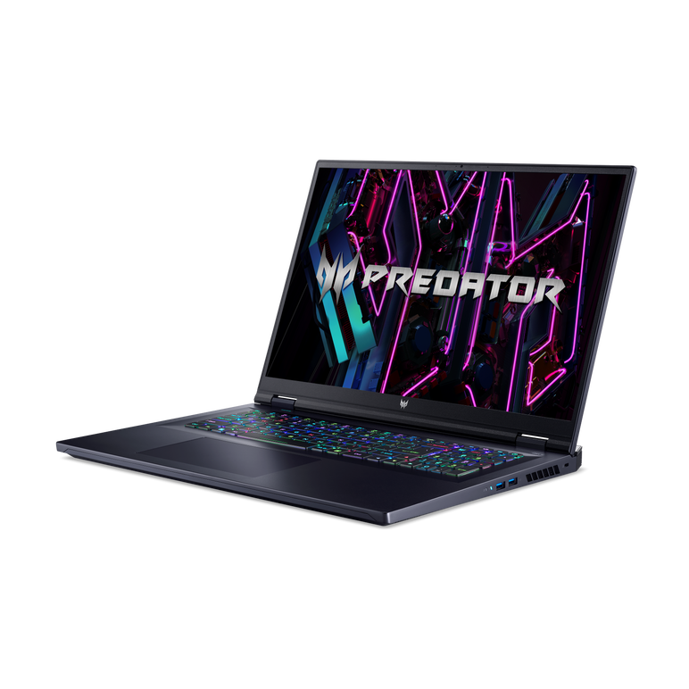 Laptop acer predator helios 18 ph18-71, 18.0" display with ips (in-plane switching) technology, wqxga 2560 x 1600, high-brightness (500 nits) acer comfyview™ led-backlit tft lcd, supporting 240 hz, grey to grey 3 ms by overdrive, nvidia advanced optimus c,  Laptopuri | electropc.ro