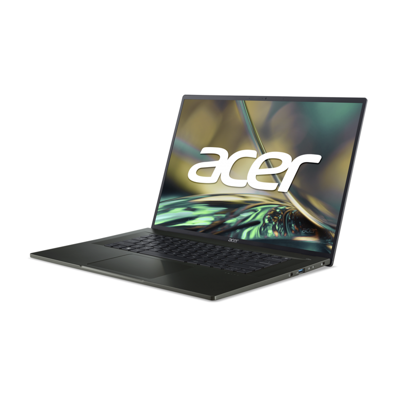 Laptop acer swift edge sfa16-41, 16.0" display with oled (organic light- emitting diode) technology, wquxga 3840 x 2400, high-brightness (400 nits) acer cinecrystal, 16:10 aspect ratio, color gamut dci-p3 100%, wide viewing angle up to 170 degrees, mercur,  Laptopuri | electropc.ro
