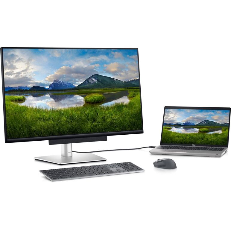 Monitor dell 32" p3223qe, 80.00 cm, maximum preset resolution: 3840 x 2160 at 60hz, screen type: active matrix - tft lcd, panel type: ips, backlight: led edgelight system, display screen coating: anti-glare treatment of the front polarizer (3h) hard coati,  Monitoare LED | electropc.ro