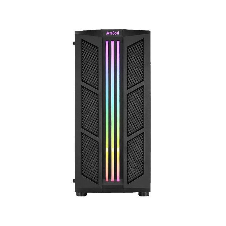 Carcasa aerocool prime argb, mid-tower, fara sursa, atx, black,  Carcase | electropc.ro