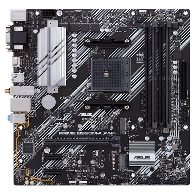 Placa de baza asus am4 prime b550m-a wifi ii socket lga am4,  Placi de baza | electropc.ro