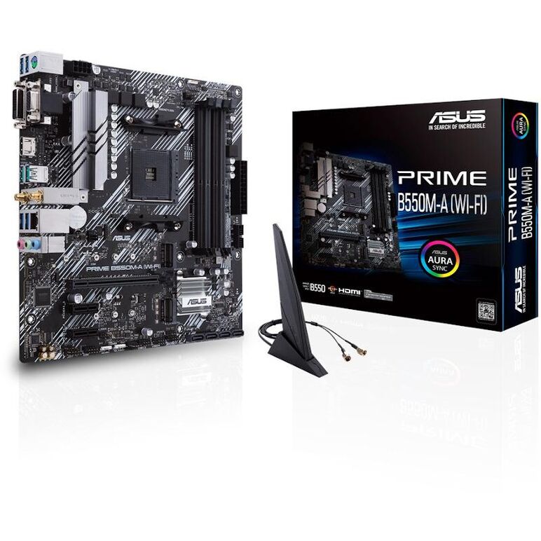 Placa de baza asus am4 prime b550m-a wifi ii socket lga am4,  Placi de baza | electropc.ro
