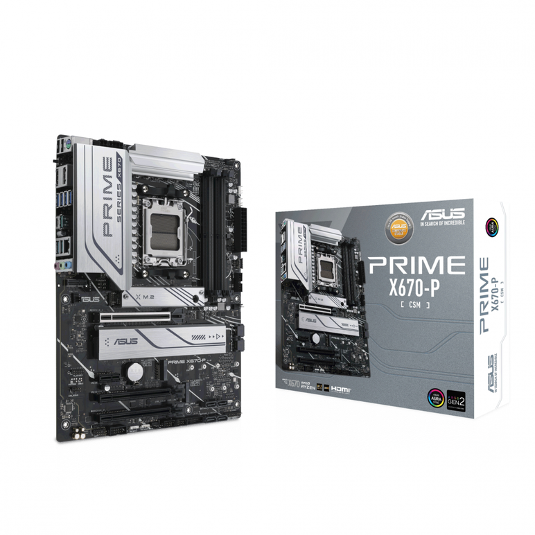 Placa de baza asus prime x670-p-csm ddr5 am5   cpu amd socket am5 for amd ryzen™ 7000 series desktop processors* * refer to www.asus.com for cpu support list. chipset amd x670 chipset memory 4 x dimm, max. 128gb, ddr5 6400+(oc)/ 6200(oc)/ 6000(oc)/ 5800(o,  Placi de baza | electropc.ro