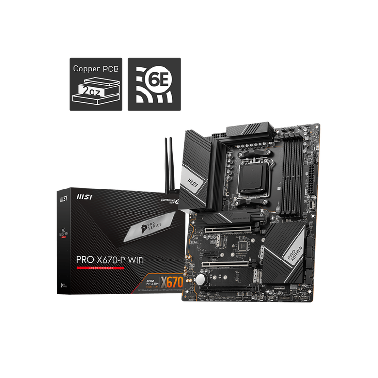 Placa de baza msi pro x670-p wifi am5 ddr5,  Placi de baza | electropc.ro