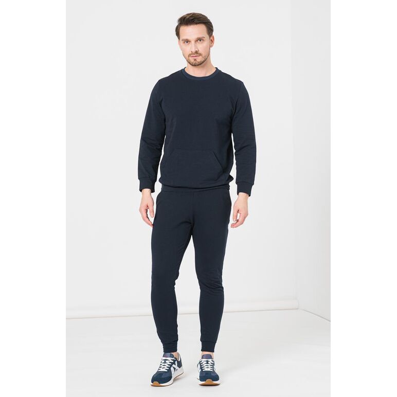 Bluza coton casual barbati navy-xxl,  Hanorace | electropc.ro
