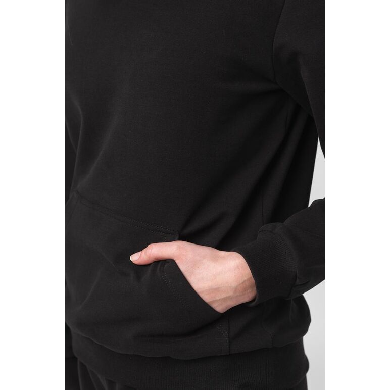 Bluza coton casual femei black-m,  Hanorace | electropc.ro
